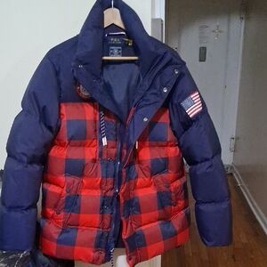 Ralph Lauren Navy Blue Official Outfitter Jacket Size Small